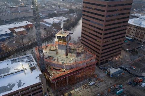 New Vision Lansing construction progress