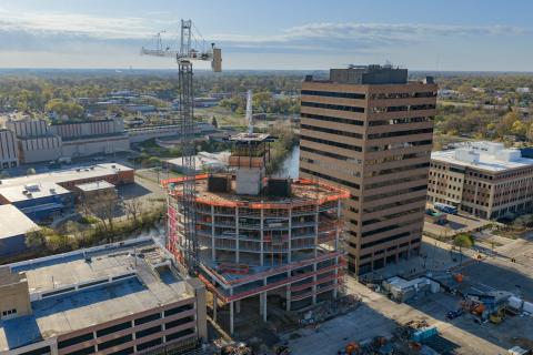 New Vision Lansing Tower on Grand